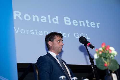 Ronald Benter bei Jubiläumsrede
